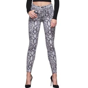 Good American Snake Print Jean NWT